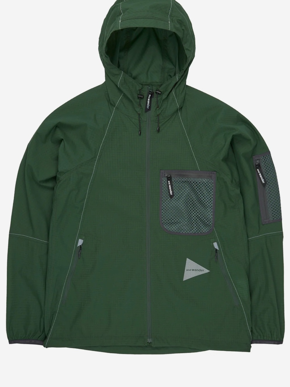 And Wander Breath Rip Hoodie Jacket